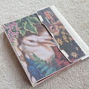 NWT TRAPPER KEEPER Nature's Haven Rabbit-Themed Notebook 1984